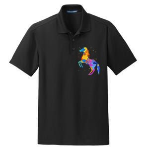 Horse Lover Clothing Wo Horse Dry Zone Grid Polo