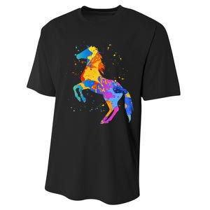 Horse Lover Clothing Wo Horse Performance Sprint T-Shirt