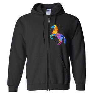 Horse Lover Clothing Wo Horse Full Zip Hoodie