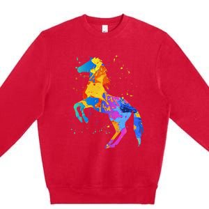 Horse Lover Clothing Wo Horse Premium Crewneck Sweatshirt