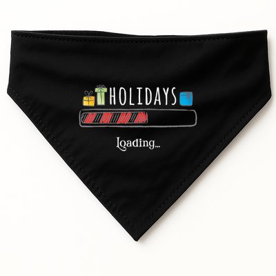 Holidays Loading Christmas Thanksgiving Boys Girls Mom Dad Gift USA-Made Doggie Bandana