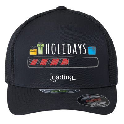 Holidays Loading Christmas Thanksgiving Boys Girls Mom Dad Gift Flexfit Unipanel Trucker Cap