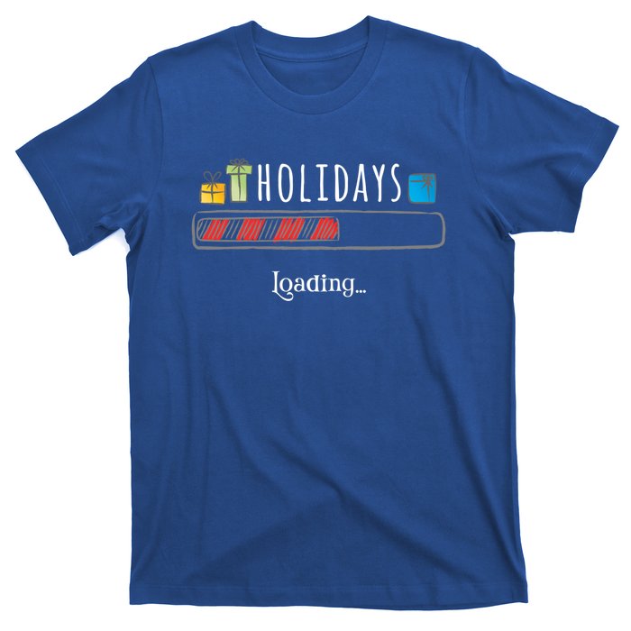 Holidays Loading Christmas Thanksgiving Boys Girls Mom Dad Gift T-Shirt