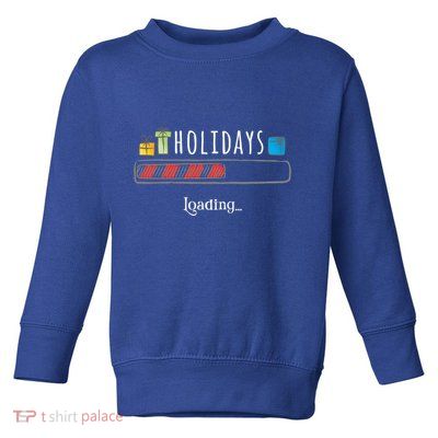 Holidays Loading Christmas Thanksgiving Boys Girls Mom Dad Gift Toddler Sweatshirt