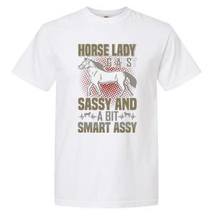 Horse Lady Classy Sassy And A Bit Smart Assy Garment-Dyed Heavyweight T-Shirt