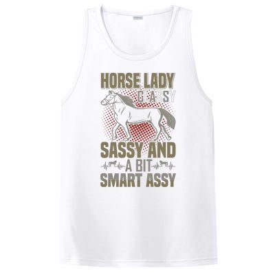 Horse Lady Classy Sassy And A Bit Smart Assy PosiCharge Competitor Tank