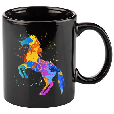 Horse Lover Clothing Women Horse 11oz C Handle Ceramic Mug