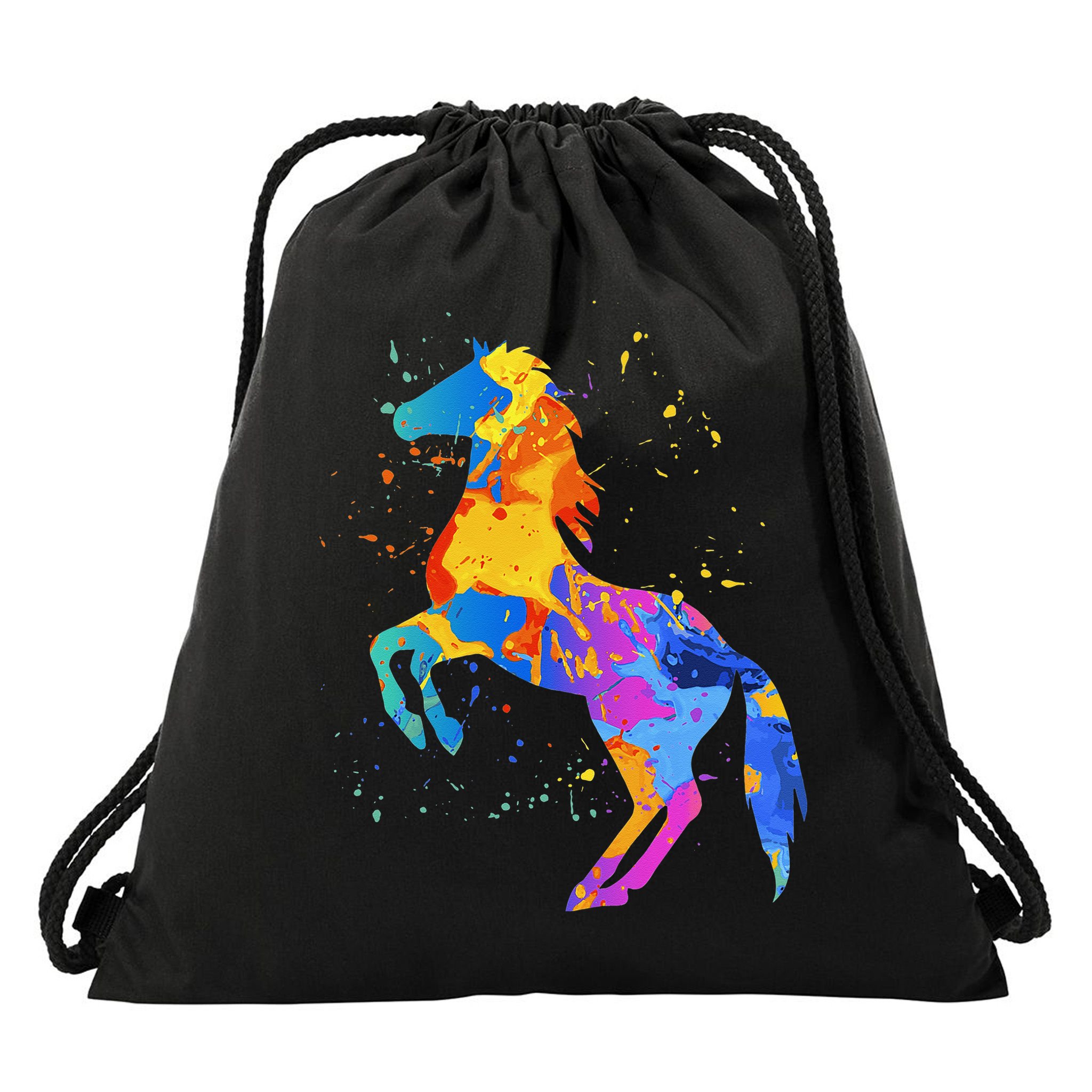 Horse Lover Clothing Women Horse Drawstring Bag