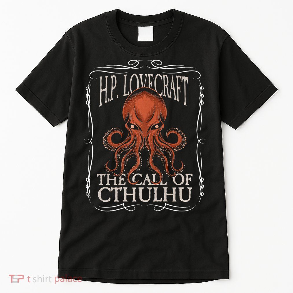 HP Lovecraft Call Of Cthulhu Ktulu Dark Academia Clothing Tall T-Shirt