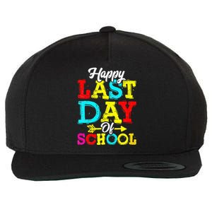 Happy Last Day Of School Graduation Teacher Students Wool Snapback Cap