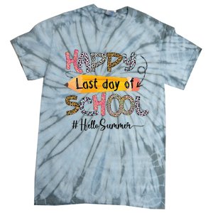 Happy Last Day Of School Teacher Graduation Last Day Tie-Dye T-Shirt