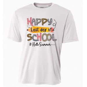 Happy Last Day Of School Teacher Graduation Last Day Cooling Performance Crew T-Shirt