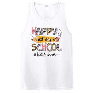 Happy Last Day Of School Teacher Graduation Last Day PosiCharge Competitor Tank