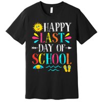 Happy Last Day Of School Teacher Student Graduation Premium T-Shirt