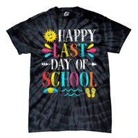 Happy Last Day Of School Teacher Student Graduation Tie-Dye T-Shirt