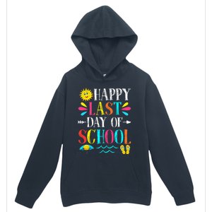 Happy Last Day Of School Teacher Student Graduation Urban Pullover Hoodie