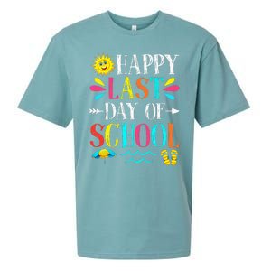 Happy Last Day Of School Teacher Student Graduation Sueded Cloud Jersey T-Shirt