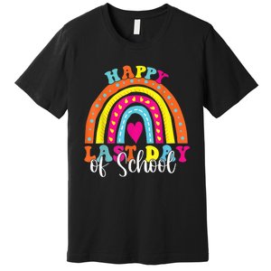 Happy Last Day Of School Teacher Student Graduation Premium T-Shirt