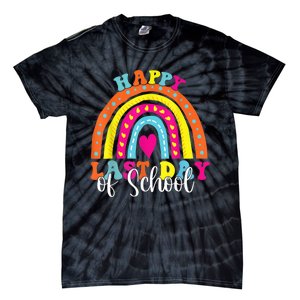 Happy Last Day Of School Teacher Student Graduation Tie-Dye T-Shirt