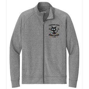 Happy Last Day Of School Teacher Student Graduation Stretch Full-Zip Cadet Jacket