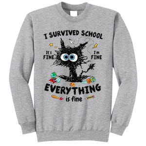 Happy Last Day Of School Teacher Student Graduation Tall Sweatshirt