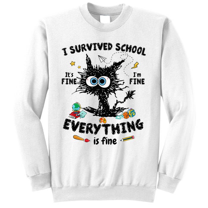 Happy Last Day Of School Teacher Student Graduation Sweatshirt