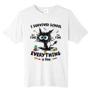 Happy Last Day Of School Teacher Student Graduation Tall Fusion ChromaSoft Performance T-Shirt