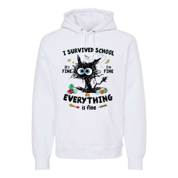 Happy Last Day Of School Teacher Student Graduation Premium Hoodie