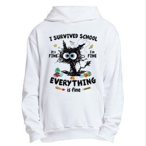 Happy Last Day Of School Teacher Student Graduation Urban Pullover Hoodie