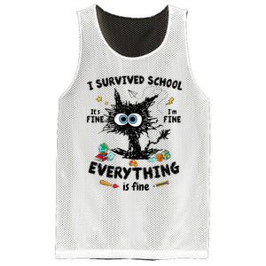 Happy Last Day Of School Teacher Student Graduation Mesh Reversible Basketball Jersey Tank