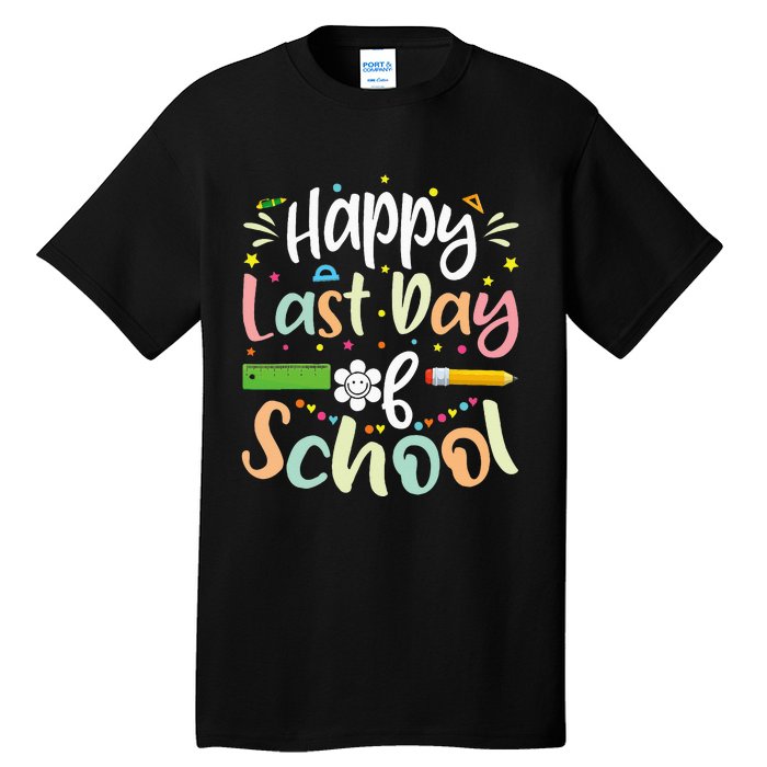 Happy Last Day of School Teacher Student Graduation Tall T-Shirt