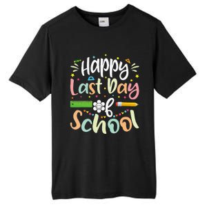 Happy Last Day of School Teacher Student Graduation Tall Fusion ChromaSoft Performance T-Shirt