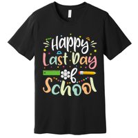 Happy Last Day of School Teacher Student Graduation Premium T-Shirt