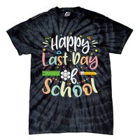 Happy Last Day of School Teacher Student Graduation Tie-Dye T-Shirt