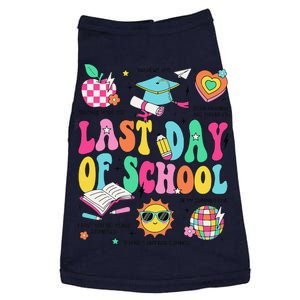 Happy Last Day Of School Teacher Boy Girl Grad Hello Summer Doggie Tank