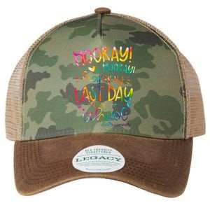 Happy Last Day Of School Hello Summer Students And Teachers Legacy Tie Dye Trucker Hat