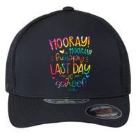 Happy Last Day Of School Hello Summer Students And Teachers Flexfit Unipanel Trucker Cap