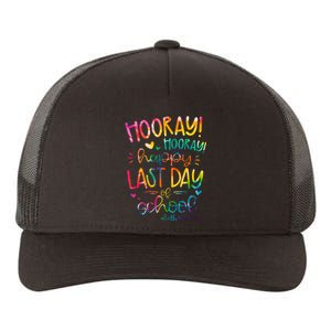 Happy Last Day Of School Hello Summer Students And Teachers Yupoong Adult 5-Panel Trucker Hat