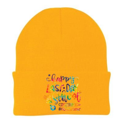 Happy Last Day Of School Hello Summer Teacher Student Shirts Knit Cap Winter Beanie