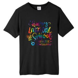 Happy Last Day Of School Hello Summer Teacher Student Shirts Tall Fusion ChromaSoft Performance T-Shirt