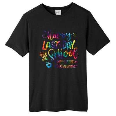 Happy Last Day Of School Hello Summer Teacher Student Shirts Tall Fusion ChromaSoft Performance T-Shirt