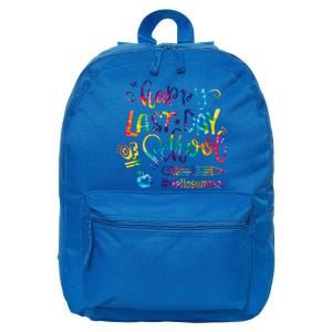 Happy Last Day Of School Hello Summer Teacher Student Shirts 16 in Basic Backpack