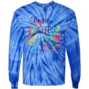 Happy Last Day Of School Hello Summer Teacher Student Shirts Tie-Dye Long Sleeve Shirt