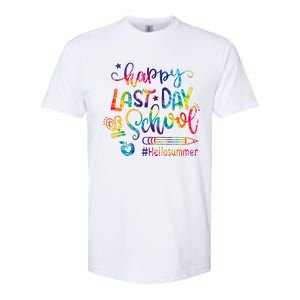 Happy Last Day Of School Hello Summer Teacher Student Shirts Softstyle CVC T-Shirt