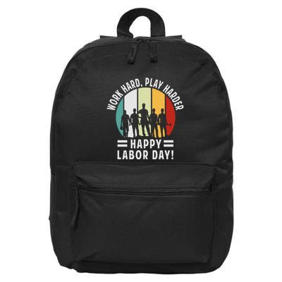 Happy Labor Day Celebration Graphic 16 in Basic Backpack