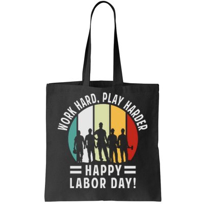 Happy Labor Day Celebration Graphic Tote Bag