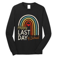 Happy Last Day Of School Teacher Student Graduation Long Sleeve Shirt