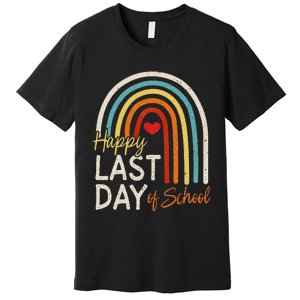 Happy Last Day Of School Teacher Student Graduation Premium T-Shirt