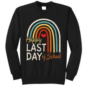 Happy Last Day Of School Teacher Student Graduation Tall Sweatshirt