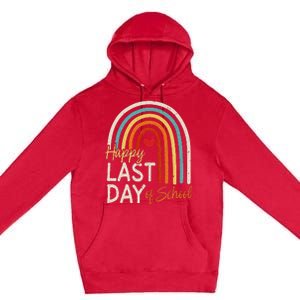 Happy Last Day Of School Teacher Student Graduation Premium Pullover Hoodie